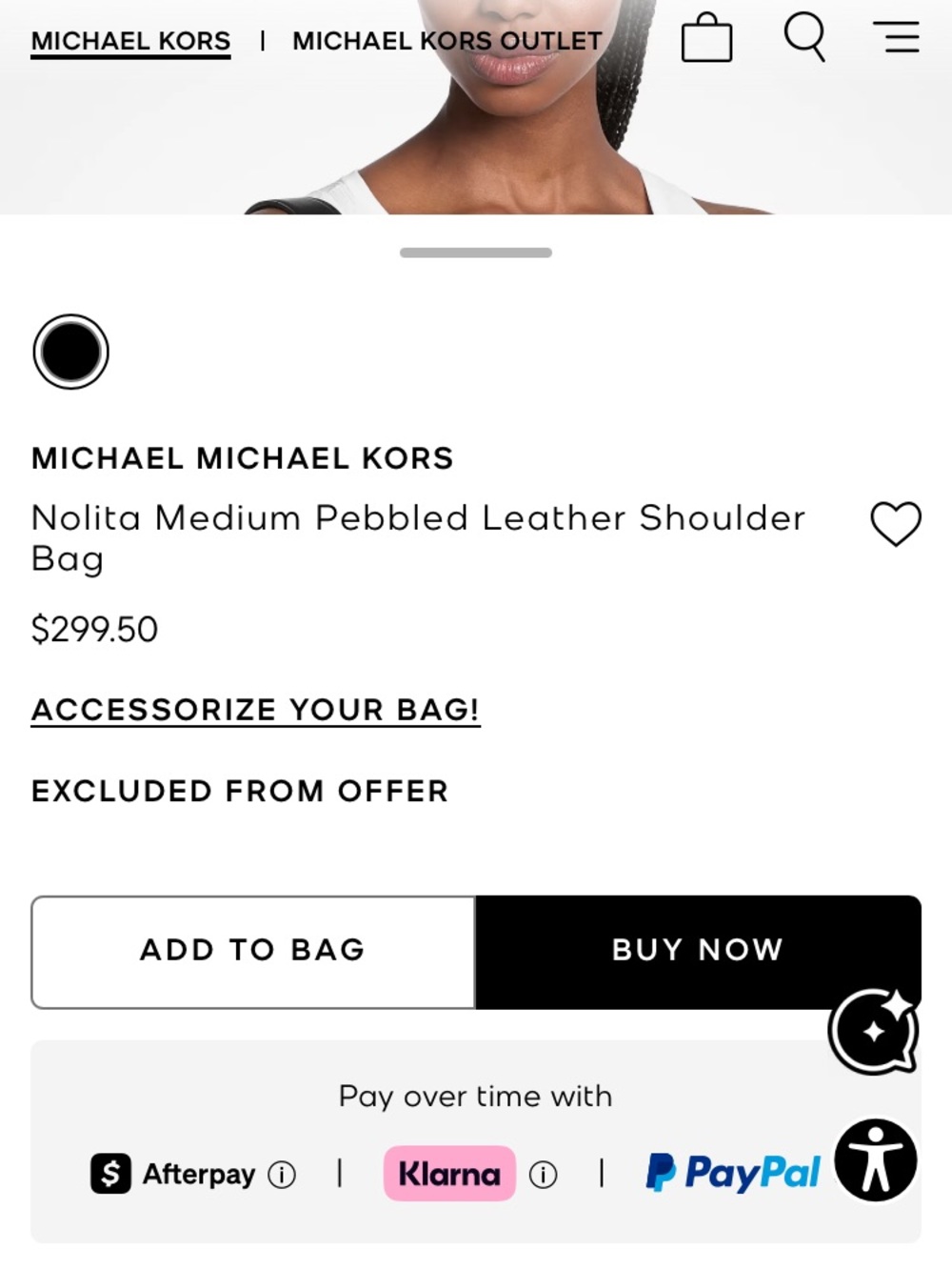 MICHAEL MICHAEL KORS Nolita Medium Pebbled Leather Shoulder Bag Retails $299.50 - Picture 13 of 14